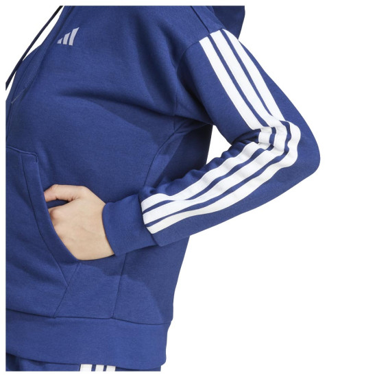 Adidas Γυναικεία ζακέτα Essentials 3-Stripes Full-Zip Fleece Hoodie Adidas Γυναικεία ζακέτα Essentials 3-Stripes Full-Zip Fleece Hoodie
